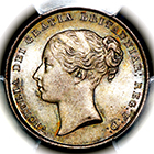 1843 Queen Victoria Shilling