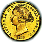 1870 Queen Victoria Australia Sydney Mint Sovereign