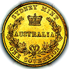1870 Queen Victoria Australia Sydney Mint Sovereign