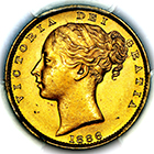 1886 S Queen Victoria Australia Sydney Mint Sovereign
