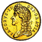 1688 King James II Five Guineas