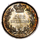 1869 Queen Victoria Shilling