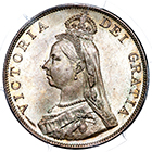 1890 Queen Victoria Double Florin