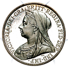 1893 Queen Victoria Proof Florin