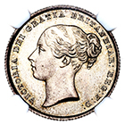 1842 Queen Victoria Shilling