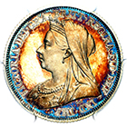 1893 Queen Victoria Proof Shilling