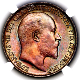 1909 King Edward VII Penny