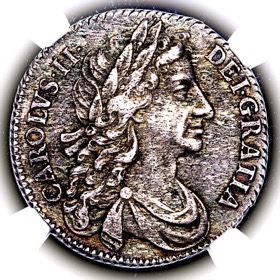 1683 King Charles II Shilling
