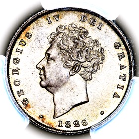 1826/2 King George IV Shilling