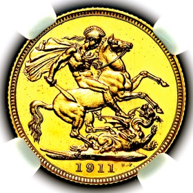 1911 King George V Proof Sovereign