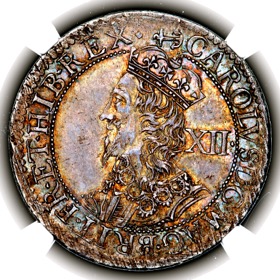 1638-1639 Charles I Briot's Shilling