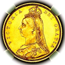 1887 Victoria Half Sovereign