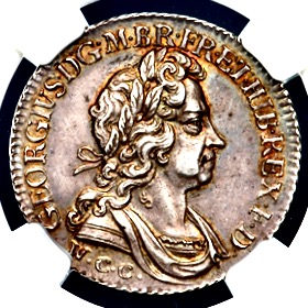 1725 W.C.C. George I Shilling