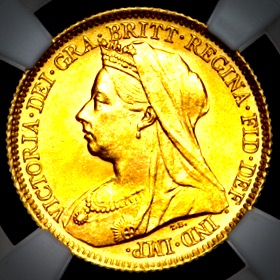 1900 Victoria Half Sovereign