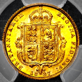 1887 Victoria Half Sovereign