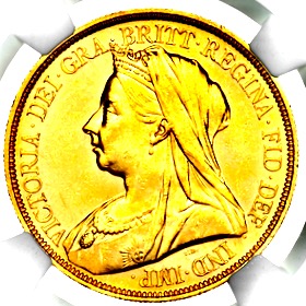 1893 Victoria Five Pounds