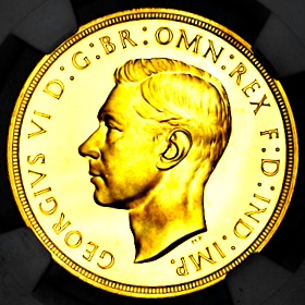 1937 George VI Proof Five Pounds