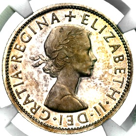 1958 Elizabeth II Proof Halfcrown