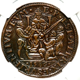 1586 Elizabeth I Medal