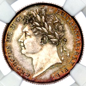 1825 George IV Shilling