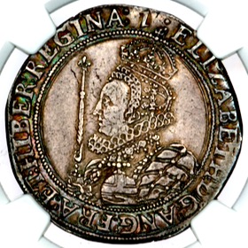 1601-1602 Elizabeth I Halfcrown