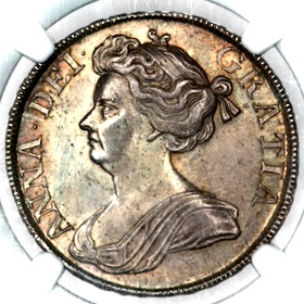 1712 Queen Anne Halfcrown