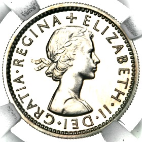 1960 Elizabeth II Proof Sixpence