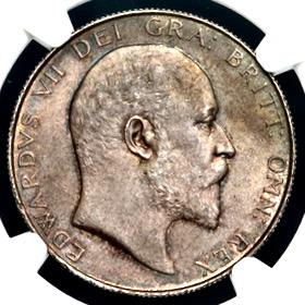 1908 Edward VII Halfcrown
