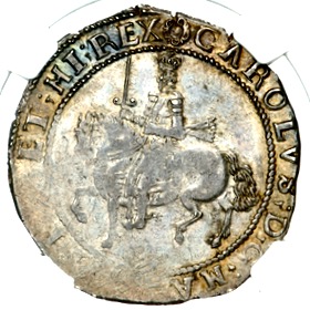 1642-1643 Charles I Truro Mint Halfcrown