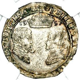 1557 Philip and Mary Ireland Groat