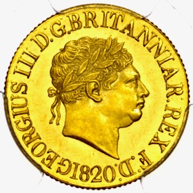 1820 George III Roman I Sovereign