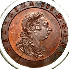 1797 George III Proof Cartwheel Twopence