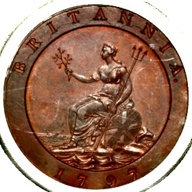 1797 George III Proof Cartwheel Twopence