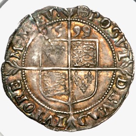 Rare 1599/8 Elizabeth I Sixpence